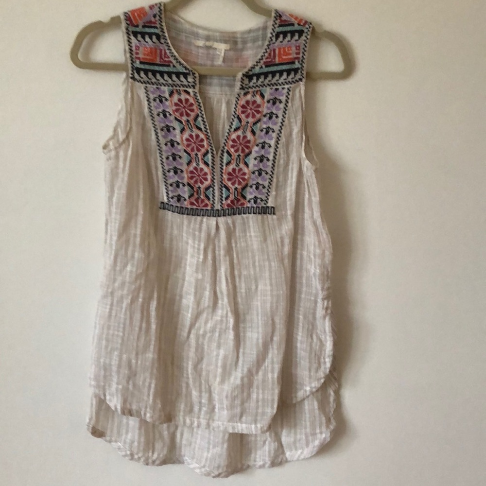 Floreat Anthropologie 4 blouse